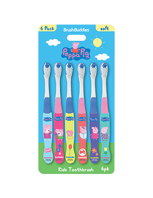 Peppa Pig Toothbrush 6 Pack