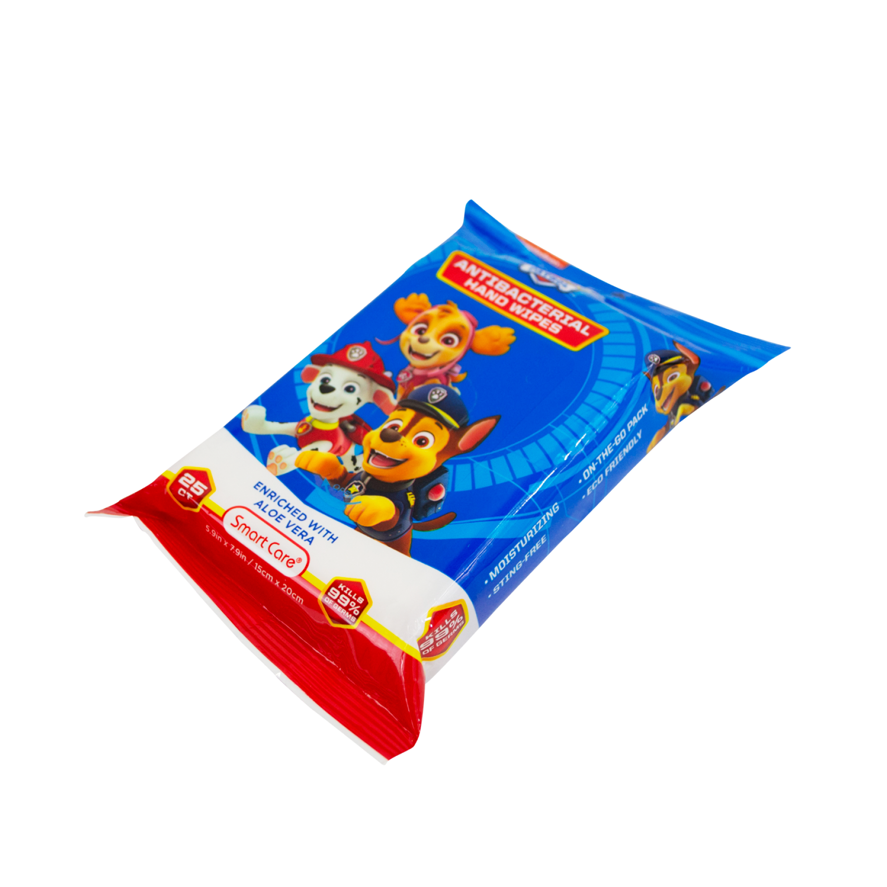 Paw Patrol Antibacterial Wipes 25 Count Brush Buddies