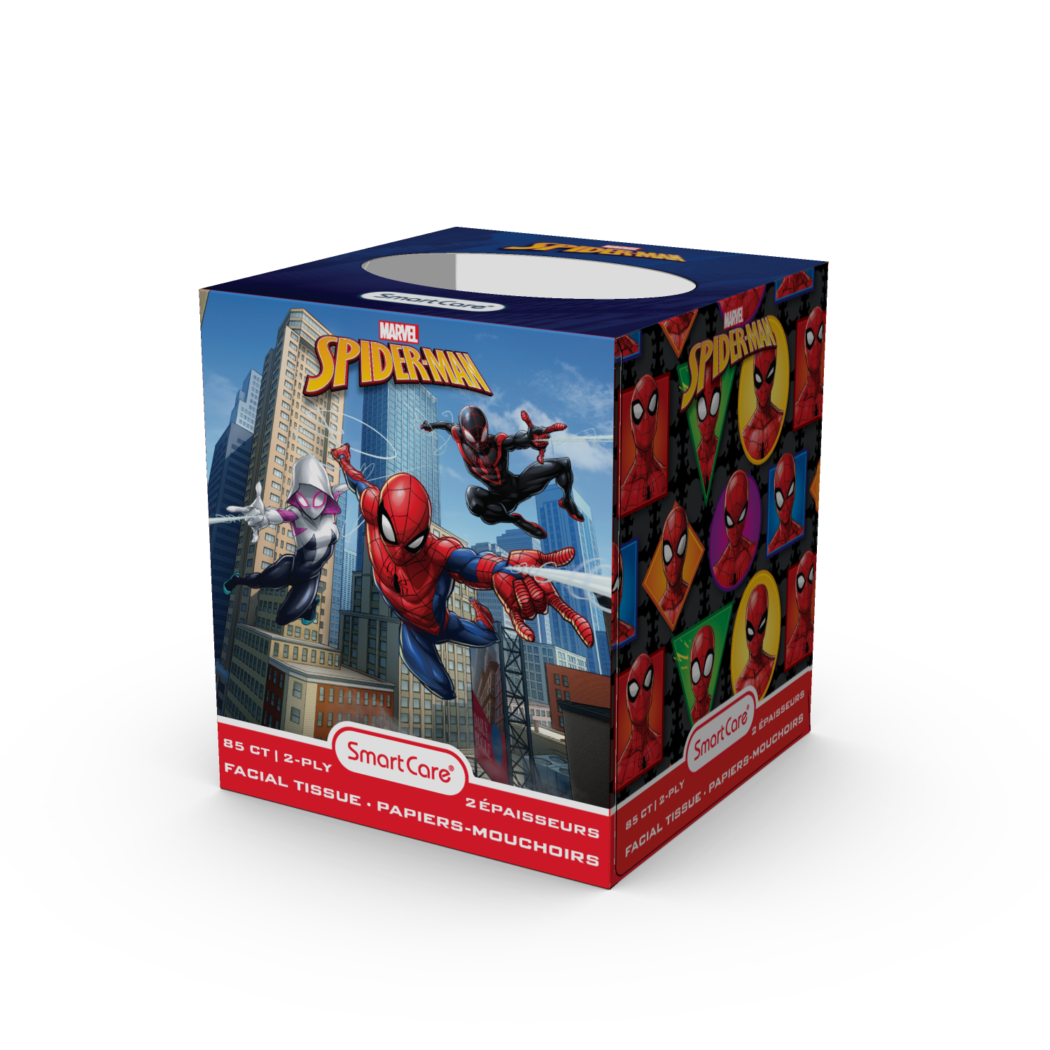MARVEL™ Spider-Man Tissue Box - 85 Count 2 Ply – Brush Buddies