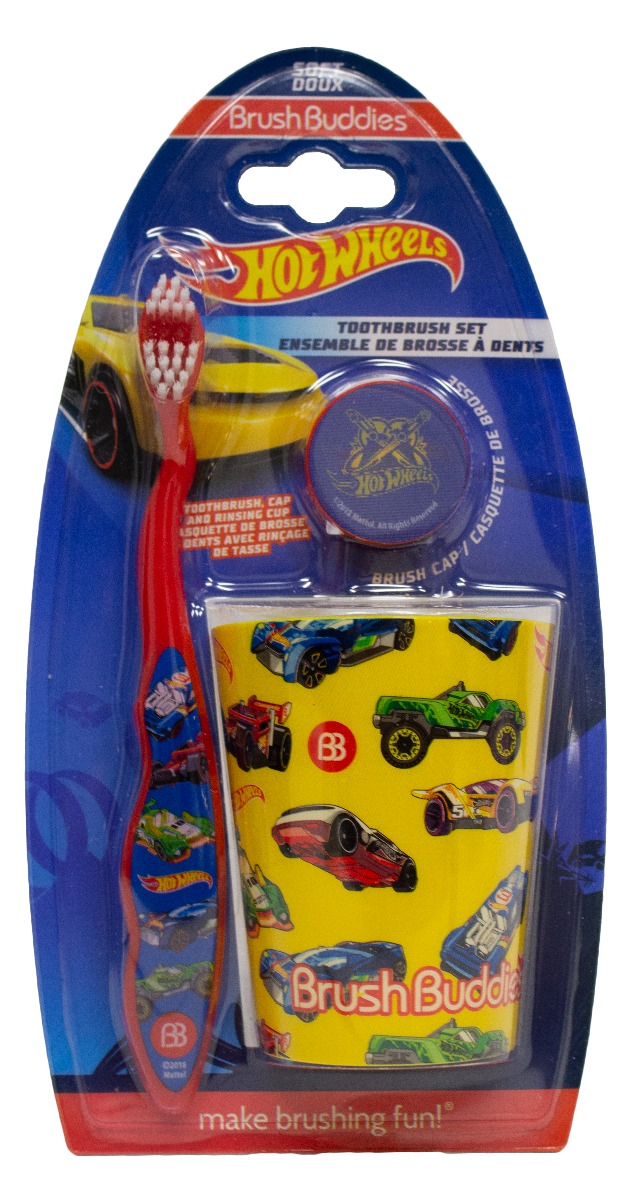Hot Wheels Manual Toothbrush Gift Set – Brush Buddies
