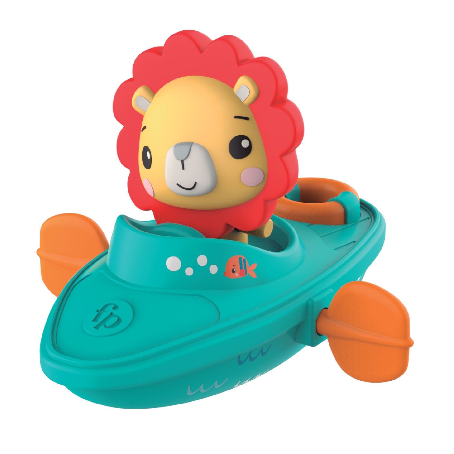 Wind up top bath boat