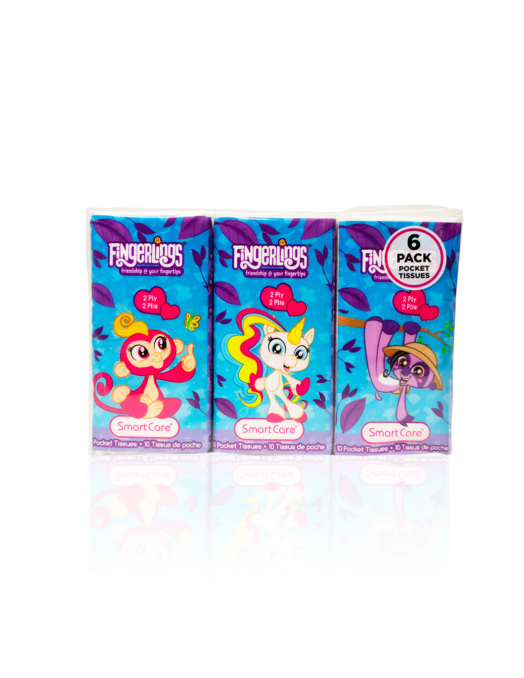 Fingerlings Pocket Tissue (6 Pack)