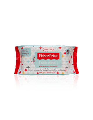 Fisher-Price Baby Wipes 80 Count (12Pack)