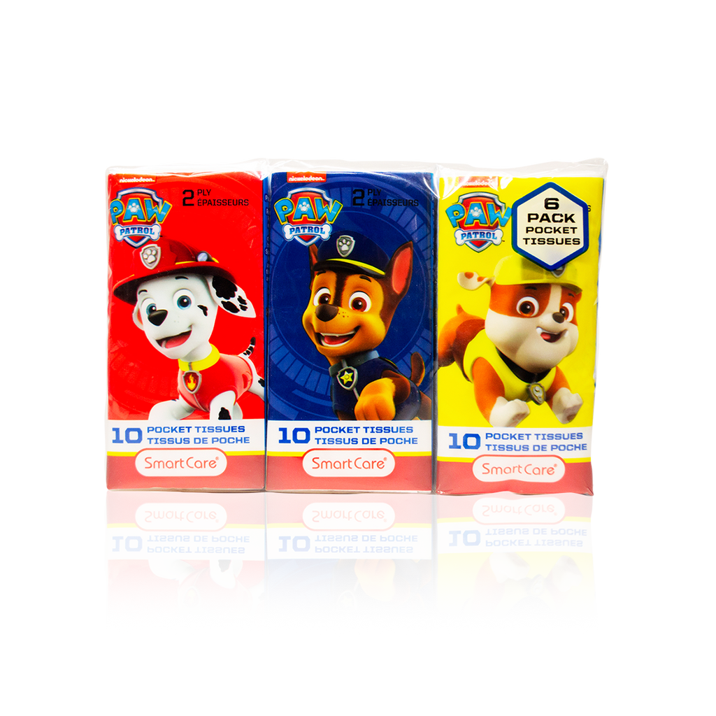 Paw Patrol Pocket Tissue (6 Pack)