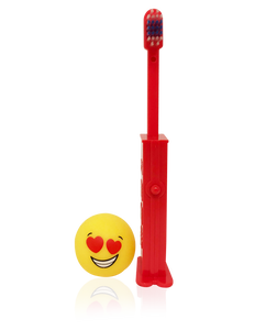 Pez Poppin' Emoji Love Toothbrush