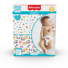 Load image into Gallery viewer, Fisher-Price Diapers - Size 3 (Count 76, 208)