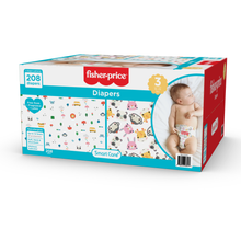 Load image into Gallery viewer, Fisher-Price Diapers - Size 3 (Count 76, 208)