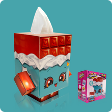 Load image into Gallery viewer, Shopkins Cube Tissue Box