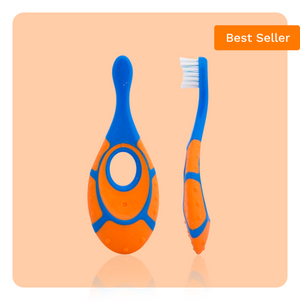 Toddler Toothbrush with Teething Ring