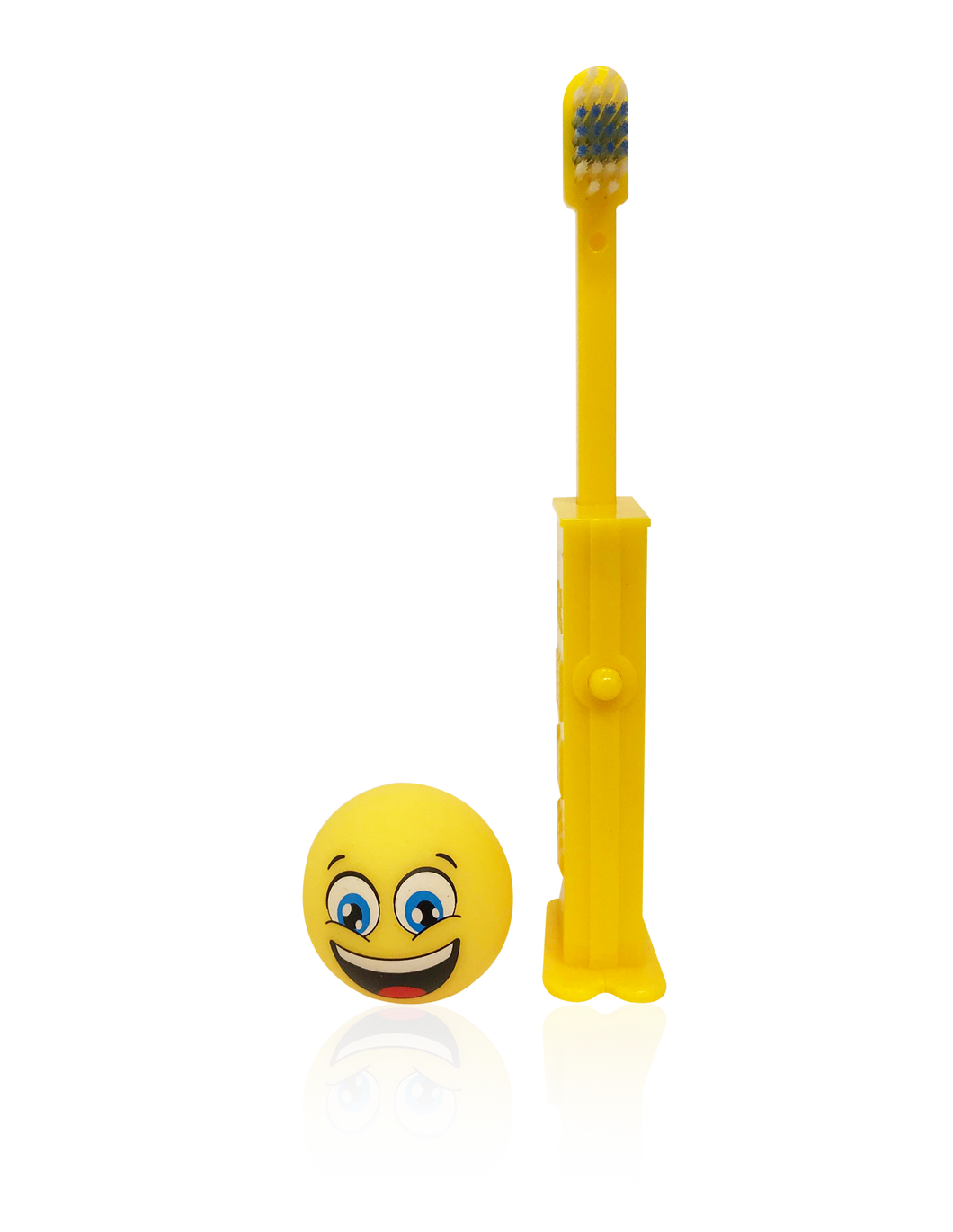 Pez Poppin' Emoji Happy Face Toothbrush