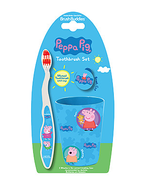 Peppa Pig Manual Toothbrush Gift Set