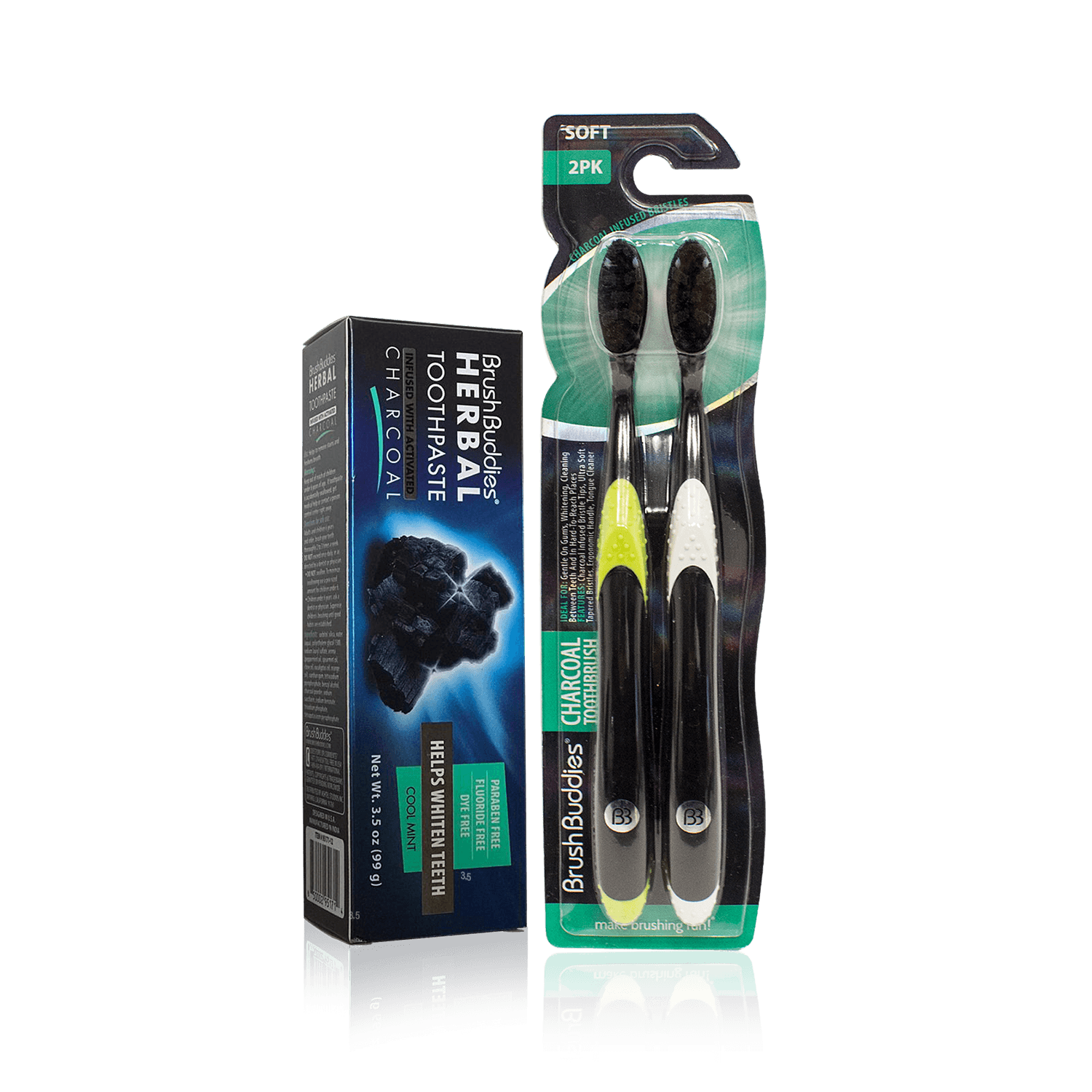 Charcoal Combo – Brush Buddies Charcoal Combo – Brush Buddies