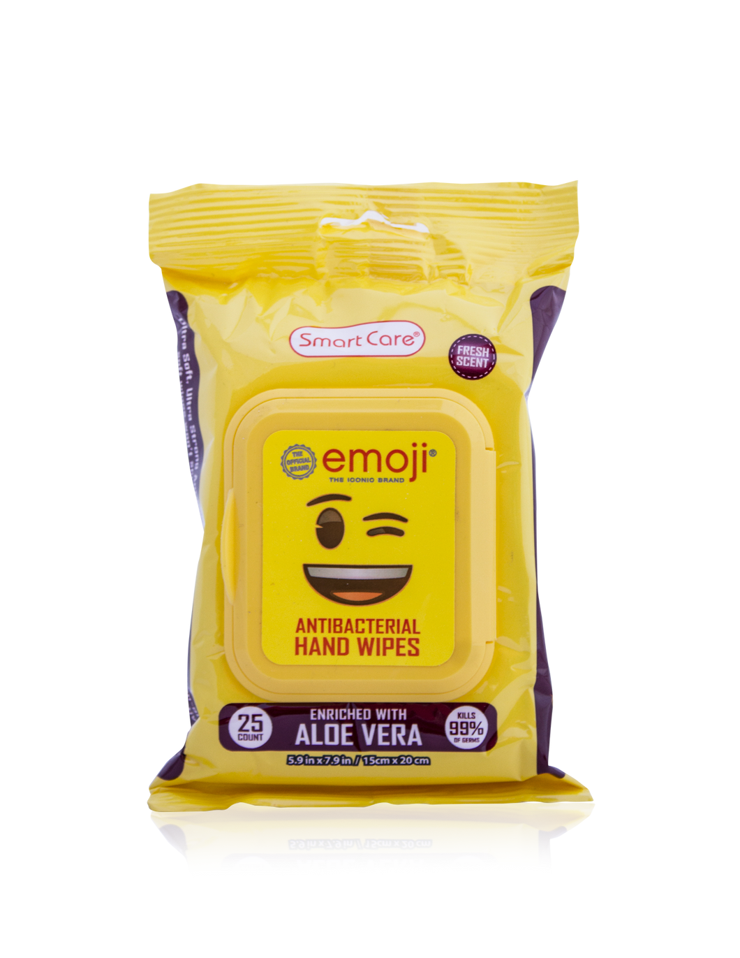 Emoji Antibacterial Wipes (25 Count)