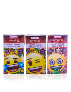 Emoji Pocket Facial Tissues (6 Pack)