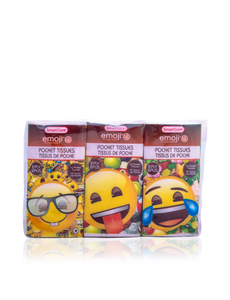 Emoji Pocket Facial Tissues (6 Pack)