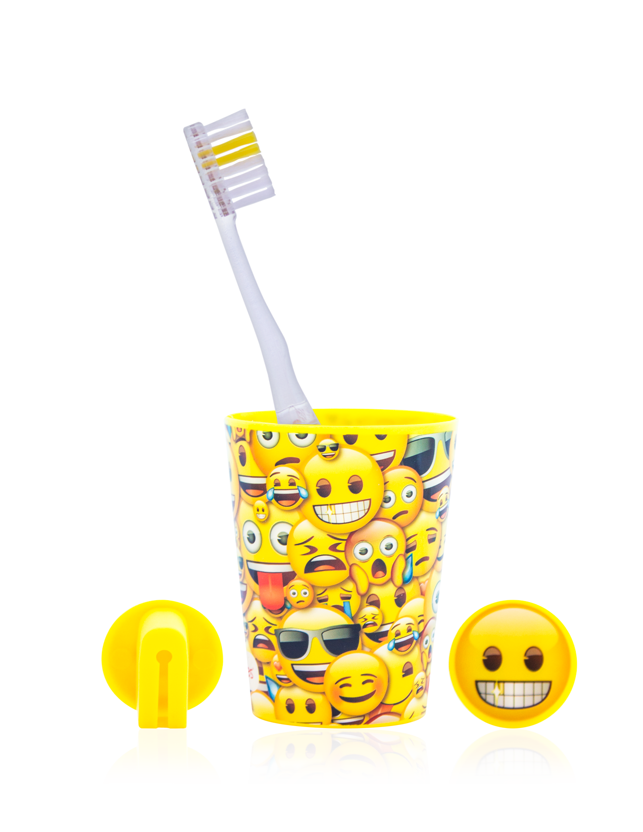 Emoji Flash Toothbrush Gift Set Brush Buddies