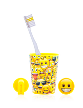 Load image into Gallery viewer, Emoji Flash Toothbrush Gift Set