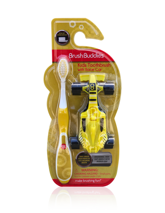 Kids Toothbrush with Race Car