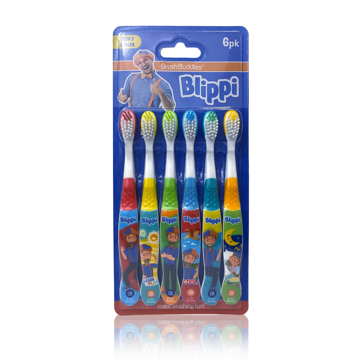 Brush Buddies Blippi Toothbrush (2 Pack)