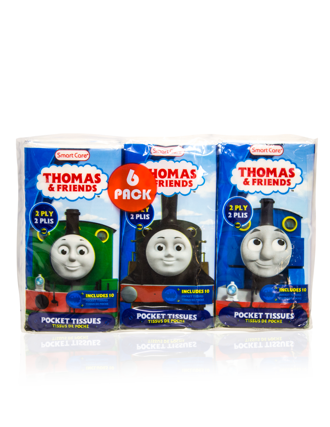 Thomas & Friends Pocket Facial Tissues (6 Pack)