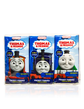 Load image into Gallery viewer, Thomas &amp; Friends Pocket Facial Tissues (6 Pack)